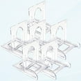 thumbnail image 1 of 6 Piece Game Card Rack Sports Card Rack Coin Display Easel One Click Ultra Photo Board Stand Bowl Display Rack Transparent Stand Easel for Display Photo Frame Cartoon Plastic, 1 of 5