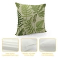 thumbnail image 4 of COMIO  Throw Pillow Covers Green Leaf Floral in Vintage Style Leaves and Herbs Botanical Boxwood Seeded Eucalyptus Fern Maidenhair Pillow Case, 4 of 5