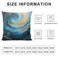 thumbnail image 5 of ARISTURING  Ocean Blue Marble Pillow Covers Gold Watercolor Luxury Abstract Art Decorative Throw Pillows Cases Modern Minimalist Boho Cushion Covers for Sofa Living Room Couch Home Decor, 5 of 5