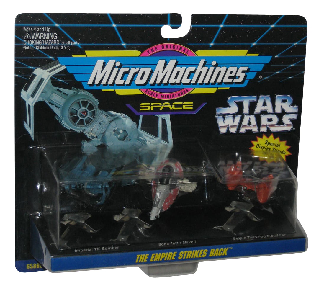 2pc Star Wars Micro Machines RC Millennium Falcon First Order Star Destroyer 
