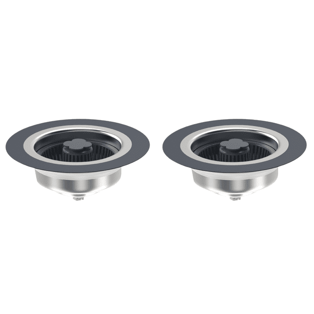 Tapón Drenaje para Fregadero Emergente 2 en 1 Con Cesta Coladora Accesorios (1 Unidad)