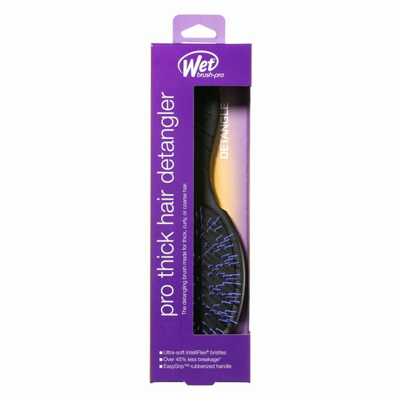 The Wet Brush Pro Thick Hair Detangler - Black