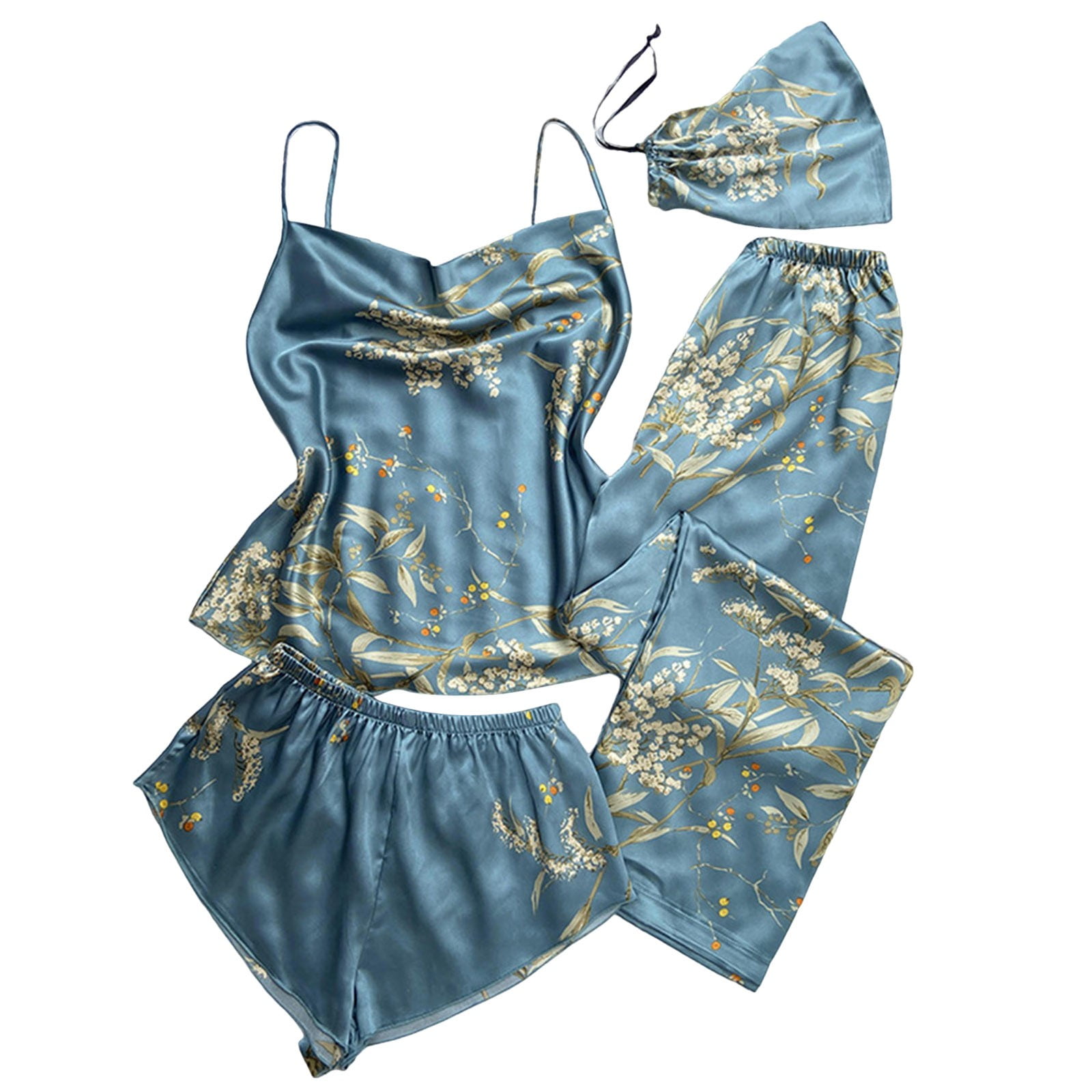 Satin Pajamas Ladies Pjs Pyjama Set Ladies Fleece Pyjamas Select