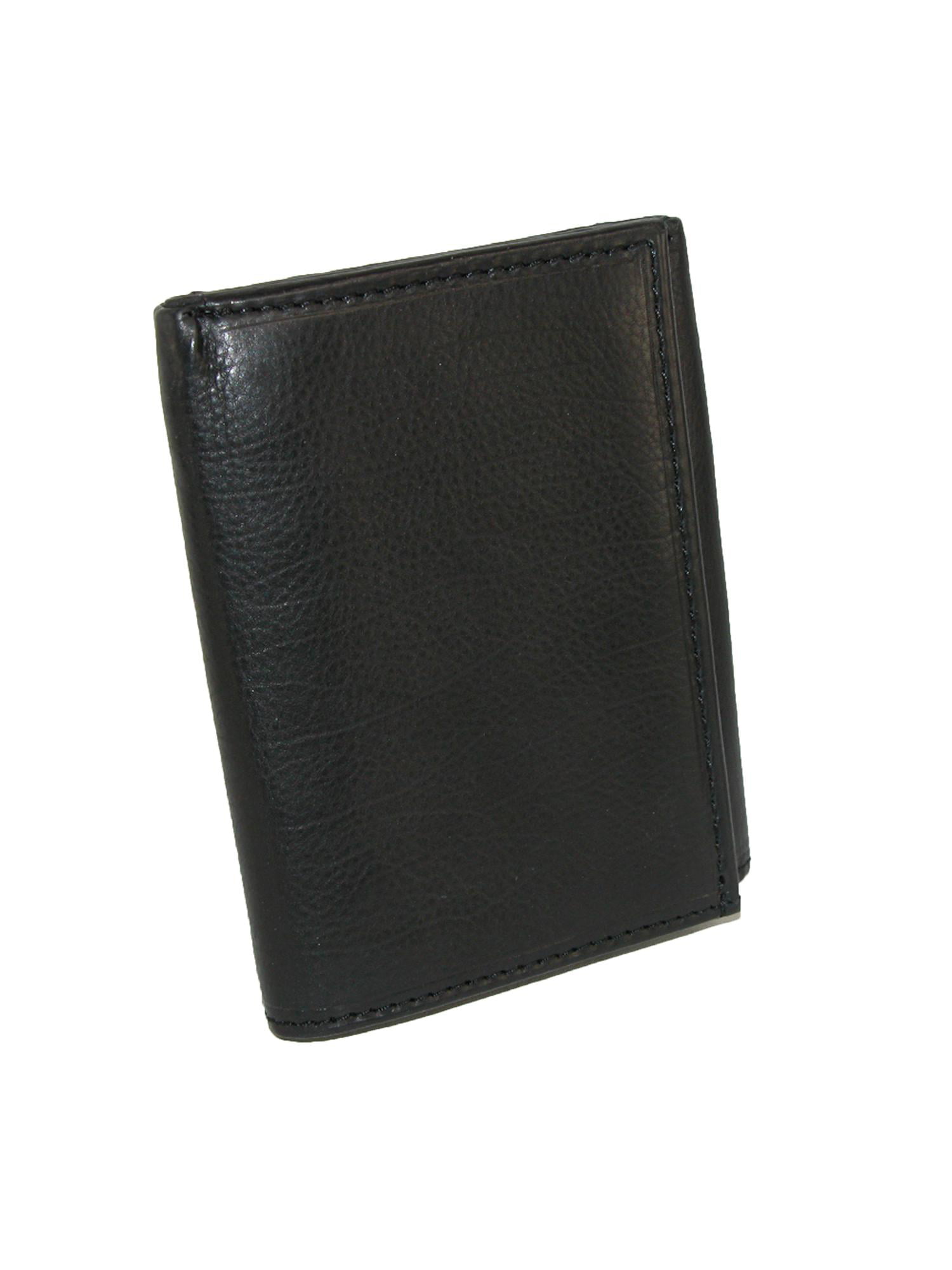 Black Textured Leather Police Badge And ID Holder Wallet Nassau County PBA 