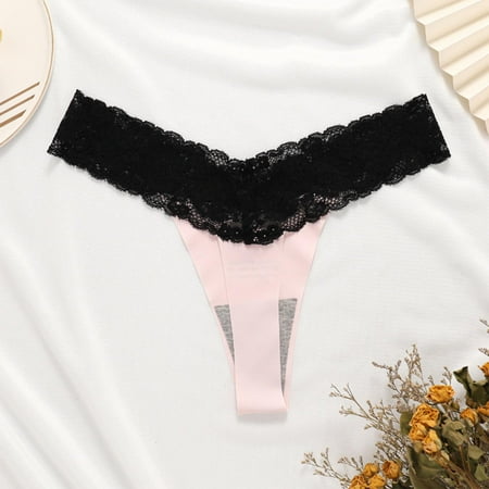 

DAETIROS Babydoll Underwear Panties Birthday Prevalent Womens Panties Pink Size XL