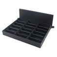 thumbnail image 4 of 18 Slot Modern Rectangular Sunglasses Glasses Eyeglass Organizer Eyewear Display Case Storage Box Black 18.7*14.7*2.2in for Stores, Offices, Homes, 4 of 19