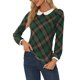 thumbnail image 1 of CAMISA DE MANGA LARGA CON COLLAR PETER PAN PARA MUJERES CHIC INSPIRE XS VERDE, 1 of 5