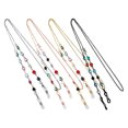 thumbnail image 1 of FENGGUIQU Lot de 4 Chaînes de Lunettes Délicates Perles Cuivre pour Femmes, 1 of 6