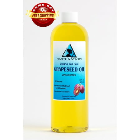 GRAPESEED OIL ORGANIC CARRIER COLD PRESSED 100% PURE 32 OZ