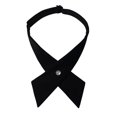 thumbnail image 5 of Pajarita cruzada japonesa y coreana, uniforme profesional de anfitrión del campus con cuello jk y flores para hombres y mujeres, 5 of 5