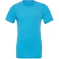 thumbnail image 1 of T-Shirt à Manches Courtes Col Rond Triblend pour Hommes en Toile, 1 of 3