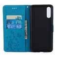 thumbnail image 3 of Samsung Galaxy A70 Wallet Case, Dteck Embossed Flower PU Leather Magnetic Flip Stand Case Cover [Built-in Card Slots][w/ Hand Strap] For Samsung Galaxy A70, Blue, 3 of 4
