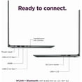 thumbnail image 6 of Lenovo Ideapad 1 15.6" HD Student Laptop, Intel Celeron N4500, 1.1GHz, 4GB DDR4 Memory, 128GB eMMC, One-year Office 365, Intel UHD Graphics, Windows 11 Home in S Mode, Cloud Grey, 82LX00DGUS, 6 of 7