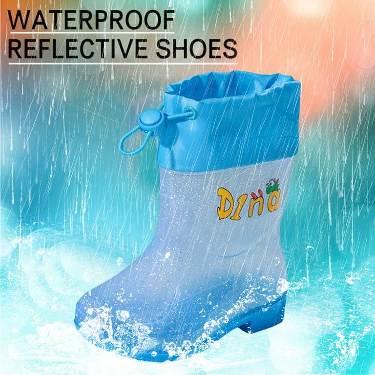 Baby blue rain boots deals