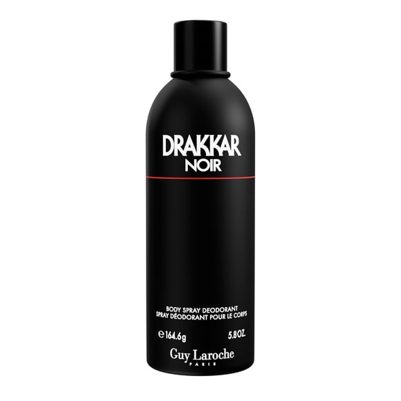 Spray corporal Perfume Guy Laroche Drakkar Noir para hombre, 172 ml