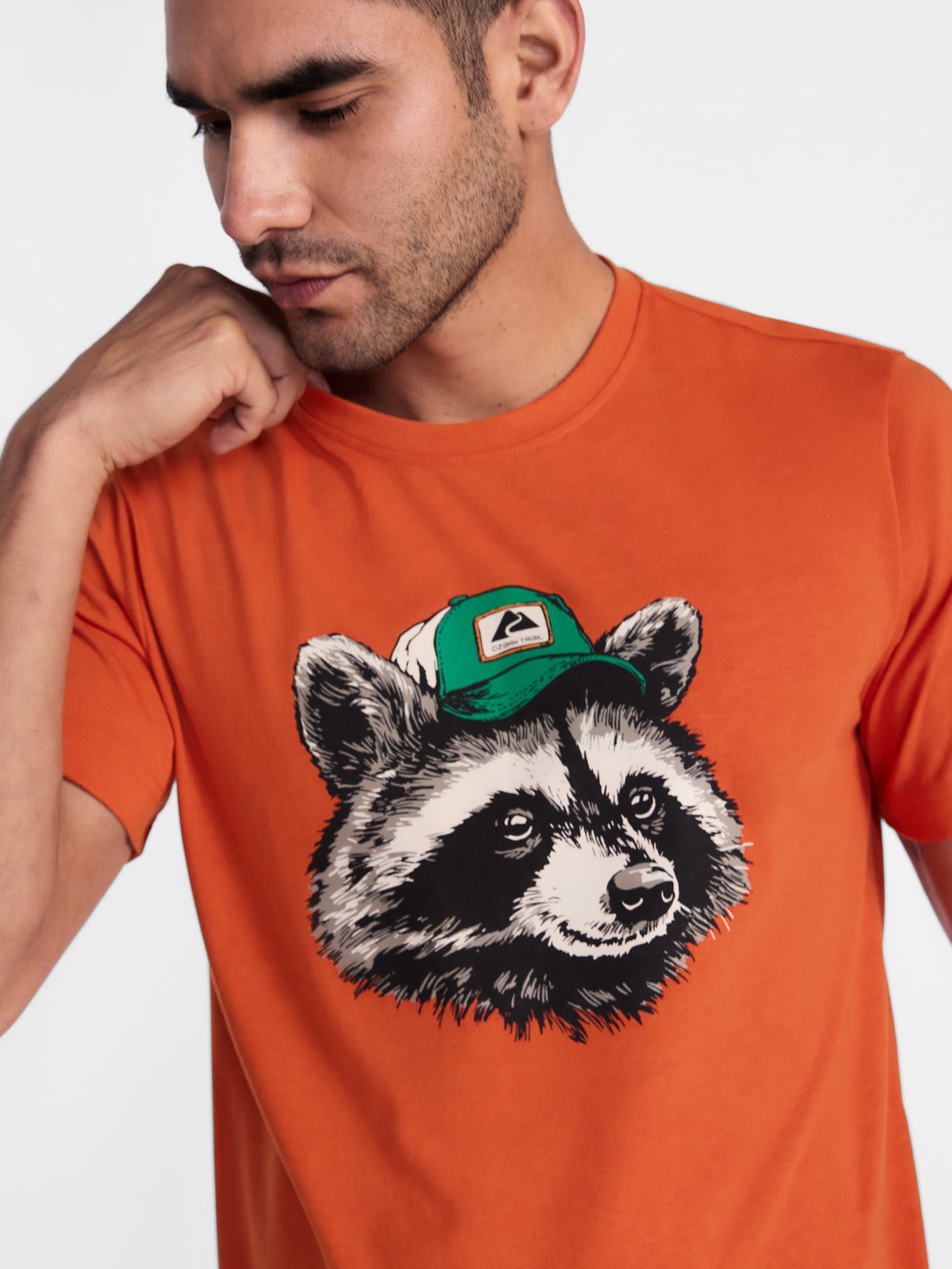 Ozark Trail Men's Active Graphic Tee with Short Sleeves, Sizes S-3XL