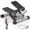 Silver, variant on Sweetcrispy Mini Steppers Machine with Resistance Bands for Home Exercise , 300lbs Capacity, Black