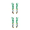 thumbnail image 4 of Guantes impermeables de látex Yuarrent Herramienta de limpieza para fregar platos 2piezas, 4 of 6