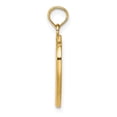 thumbnail image 2 of 14K Yellow Gold Open Back Polished Finish Small Celtic Knot Heart Design Charm Pendant, 2 of 4