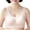 Beige, variant on Womens Plus Size Bra, Push Up Lace Trim High Elastic Thin Sports Bra Without Underwire Purples XL