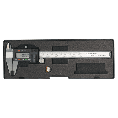 Caliper 6" Digital SS W/Case, 4 Button