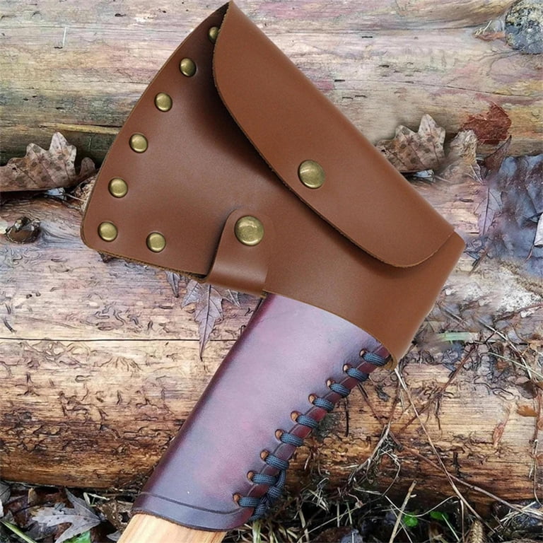 Leaher Axe Head Sheath Protect Cover Leather Hatchet Sheath – DMleather