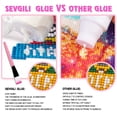 thumbnail image 3 of Sevgili Kit sellador de pintura de diamantes 240ML con cepillos sellador pegamento para rompecabezas adultos accesorios y herramientas de pintura de diamantes 8OZ, 3 of 5