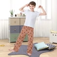 thumbnail image 5 of Wobogo Strawberry Capybara Long Pajama Pants Bottoms Soft Sleepwear with Pockets, 5 of 9