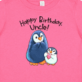 thumbnail image 4 of Inktastic Happy Birthday, Uncle Cute Penguins Boys or Girls Baby T-Shirt, 4 of 5