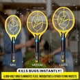 thumbnail image 3 of ZAP IT! Bug Zapper Twin Pack - Rechargeable Mosquito, Fly Killer and Bug Zapper Racket - 4,000 Volt - USB Charging, Super-Bright LED Light to Zap in The Dark - Safe to Touch (Twin Large, Yellow), 3 of 9
