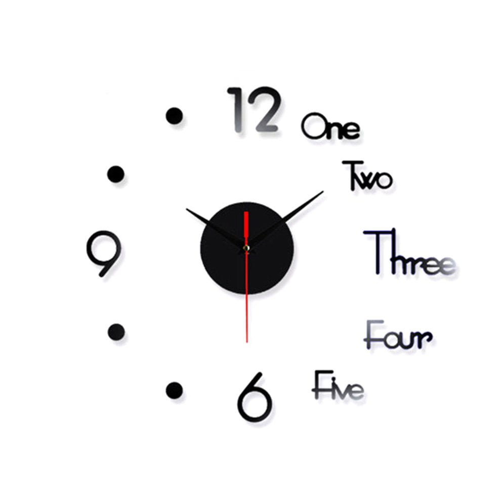 SM 3D Wall Clock Large Size Kitchen Wall Clock Modern Design Nordic