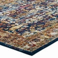 thumbnail image 3 of Modway Entourage Jessa Distressed Vintage Floral Lattice 5x8 Area Rug in Blue, Orange, Yellow, Red, 3 of 7
