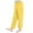Yellow, variant on Timegard Unisex Baby Clothes Boy Girl Thin Pants Solid Color Casual Baggy Lightweight Kids Trousers