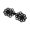 Black, variant on Cheongsam Closure Sewing Fasteners Chinese Knots Button Chinese Frogs Closure Button