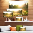 thumbnail image 3 of Poppy Field under Bright Sunlight - Large Landscape Canvas Art Print, 3 of 4