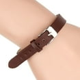 thumbnail image 2 of EHJRE Fashion Cow Leather Wristband Cuff Bracelet Bangle Charm Women Jewelry Brown, 2 of 6