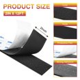 thumbnail image 2 of Cinta adhesiva tipo gancho y bucle Summerbrite, 12 pies x 2 pulgadas, muy resistente, negra, 2 of 8