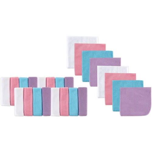 purple baby washcloths