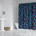 thumbnail image 2 of Dog Bones Shower Curtain 84"x72" ,Bathroom Decorative Shower Curtains Set with 12 Hooks,Modern Waterproof Washable Shower Curtain, 2 of 6
