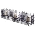 thumbnail image 2 of Mercana Mondavi Dark Metal Twigs Table Candle Holder in Black, 2 of 2