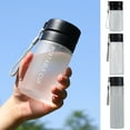thumbnail image 7 of Large Capacity Wide Mouth Bottle,Sports Water Bottle,Outdoor Tumbler Cup for Students Couples with Tea Infuser Clear Water Flask for Workout,Running,Travel,Work,Plastic Water Bottle, 7 of 7