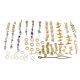 thumbnail image 5 of Cuentas de cuentas anillo bead de trenza para cabello, accesorios de trenza de cabello exquisito multifuncional 80 piezas flexibles para bodas, 5 of 7