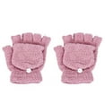 thumbnail image 2 of Girls Women Ladies Hand Wrist Warmer Winter Fingerless Gloves Mitten PK, 2 of 5