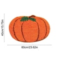 thumbnail image 3 of Pumpkin Shaped Plush Doormat,Fall Non-Slip Absorbent Floor Rug,Holiday Decor Mat for Entryway,Bathroom,Front Door,Halloween Thanksgiving Decor, 3 of 6