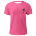 thumbnail image 4 of Fnnxeal Mens T-Shirts, Short Sleeves Tees Summer Big and Tall Shirt Loose Casual Graphic Watermelon Red Shirt for Men Size L, 4 of 4