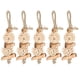 thumbnail image 1 of Hamsterleksak - Äppelträbit Rattanboll med slip- och snörleksak, 1 of 4