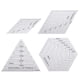 thumbnail image 1 of Regla Para Acolchar Con Hexágono Triangular, Plantillas De 45 Grados Y 60 Grados, Regla Para Manualidades De Corte Y Costura De Retales, Herramientas De Bricolaje 4 Uds. Serendint HA035002-00, 1 of 6