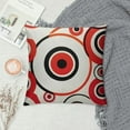 thumbnail image 2 of GOSMITH  Red Throw Pillow Covers Black and Grey Decorative Throw Pillow Covers Modern Abstract Stripes White Geometric Pattern,for Couch Sofa Bed Living Room Farmhouse Home Decor, 2 of 5