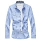 thumbnail image 1 of Blusa y camisa formal de manga larga con cuello vuelto para hombre, camisa con estampado a color, blusa de manga larga con cuello vuelto, blusa para hombre, 1 of 2