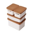 thumbnail image 3 of 4 cajas de almacenamiento para casa de muñecas a escala 1/12, diseño de muebles para casa de muñecas, decoración, escena de vida Marrón claro, 3 of 9